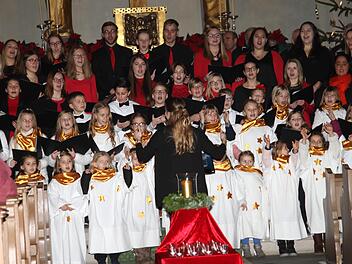 Um die Zukunft braucht es der "Sängerlust" Eltmann nicht bange zu sein, denn sie kann auf viele  Kinder und Jugendliche bauen -  wie hier beim Kinder- und Jugendchor.  Günther Geiling