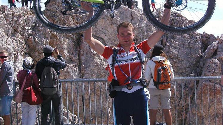 Sogar mit dem Rad hat Matthias Barsch schon die Zugspitze erklommen.