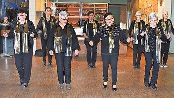 Mit ansprechenden Tänzen bereicherte der Tanzkreis unter Inge Seelmann die Jubiläumsfeier zum 50-jährigen Bestehen des Seniorenkreises Knetzgau.