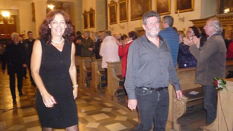 Elisabeth Roppelt und Hans Mohnkorn sind glücklich über die  gelungene Orgelnacht.privat