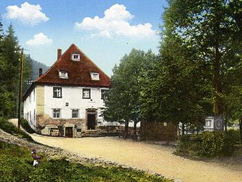 Die Schottersmühle auf einer Ansichtskarte aus dem Jahr 1910privat