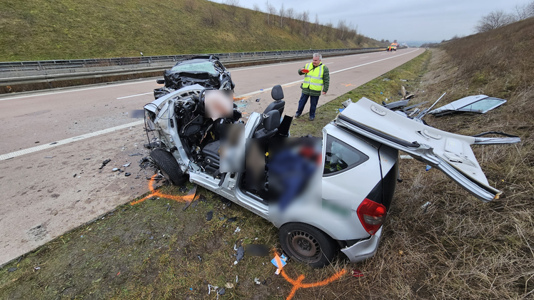 Geisterfahrerunfall auf der A38 bei Querfurt