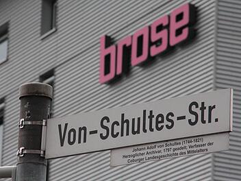 Heißt die Von-Schultes-Straße, an der sich mehrere Brose-Gebäude befinden, schon bald Max-Brose-Straße? Foto: S. Bastian