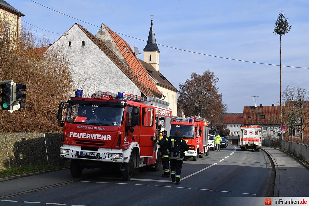Zimmerbrand in Bischberg