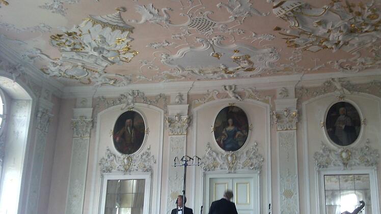 Der Festsaal, ein  Meisterwerk barocker Baukunst, war würdiger Rahmen für das BKO und den Ausnahme-Solisten Albrecht Mayer.Brigitta Kempe-Wolf