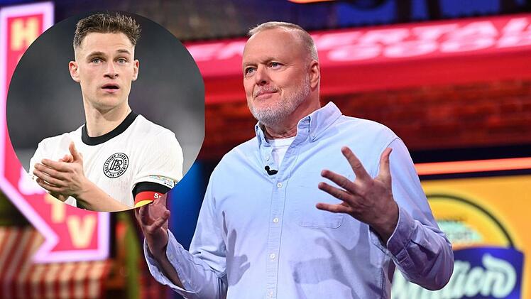 Der Impfstatus von Joshua Kimmich (links)? Auch nach Jahren noch ein Thema für Stefan Raab.