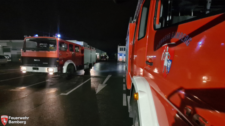 Bamberg: Gro&szlig;er Feuerwehreinsatz am Schlachthof - "starke Verrauchung" macht Atemschutztrupps n&ouml;tig