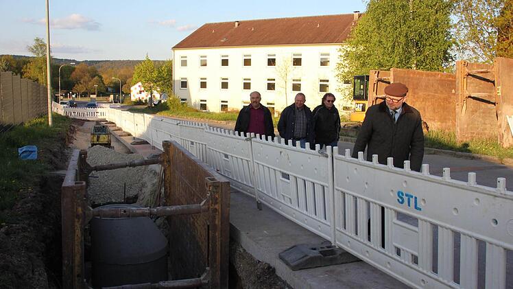In der Kaserne bekommt der Kanal eine neue Trasse.