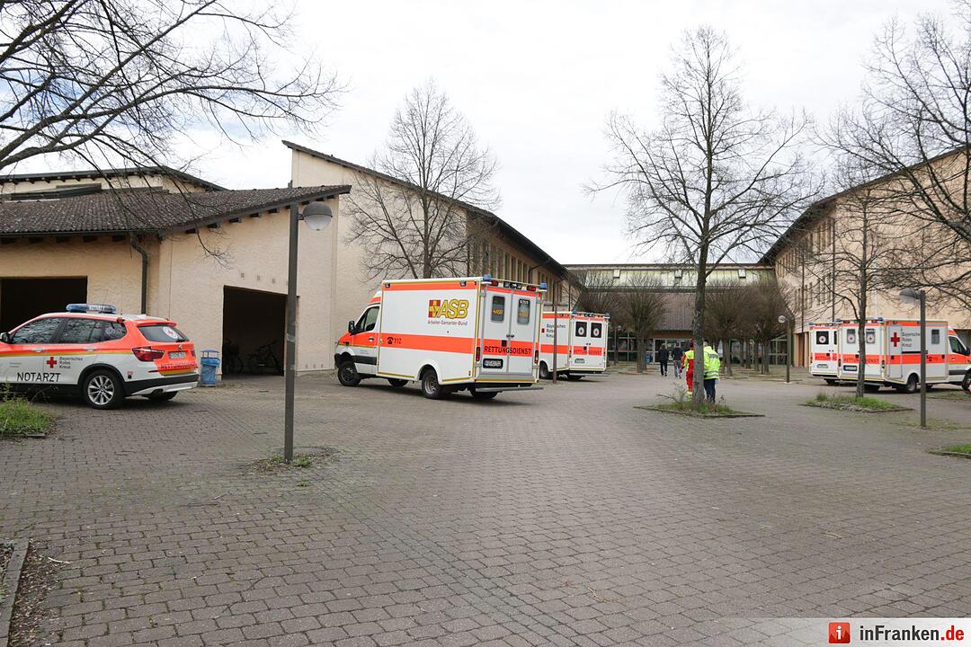 Großeinsatz an der Berufsschule Forchheim