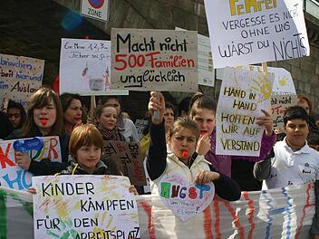 Proteste: Die Mitarbeiter von Fehrer gingen im letzten Jahr häufig auf die Straße. Jetzt werden 180 Kündigungen ausgesprochen.