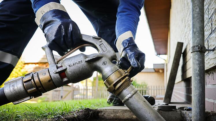 Heiz&ouml;llieferung an ein Einfamilienhaus
