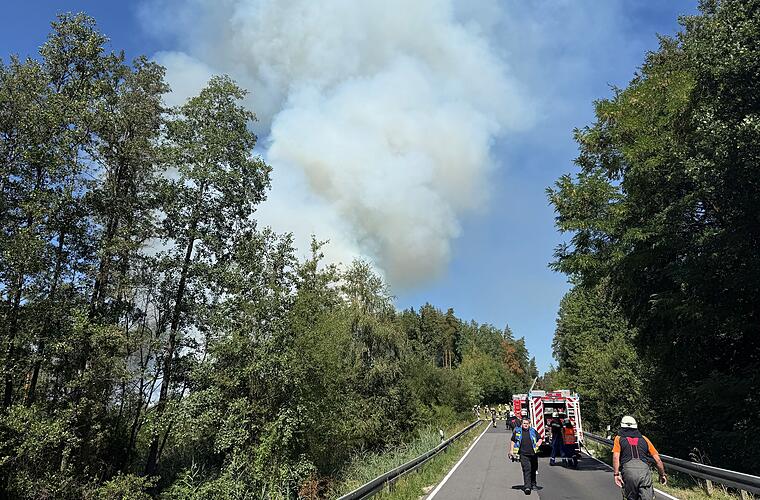 Waldbrand bei Oberhaid: Landratsamt Bamberg mit aktueller Warnung