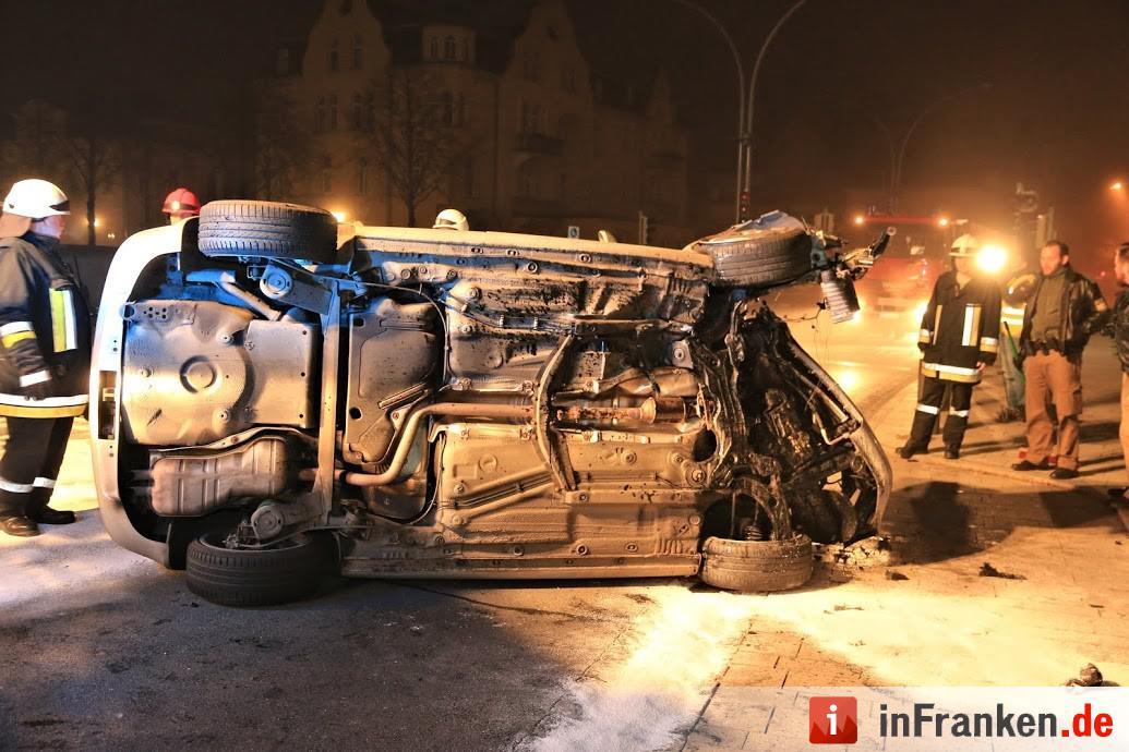 Verkehrsunfall an Coburger Bahnhof