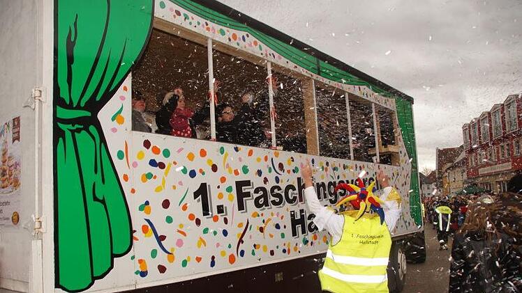 Faschingsumzug in Memmelsdorf: Faschingsverein Hallstadt Foto: Joseph Beck