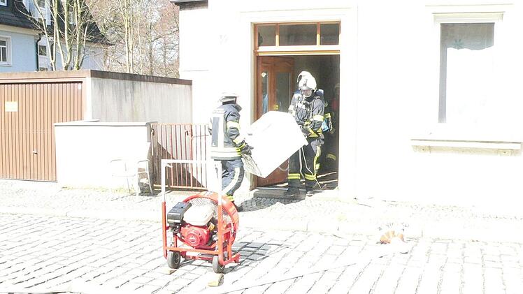 Die Waschmaschine sah nahezu unversehrt aus, ...