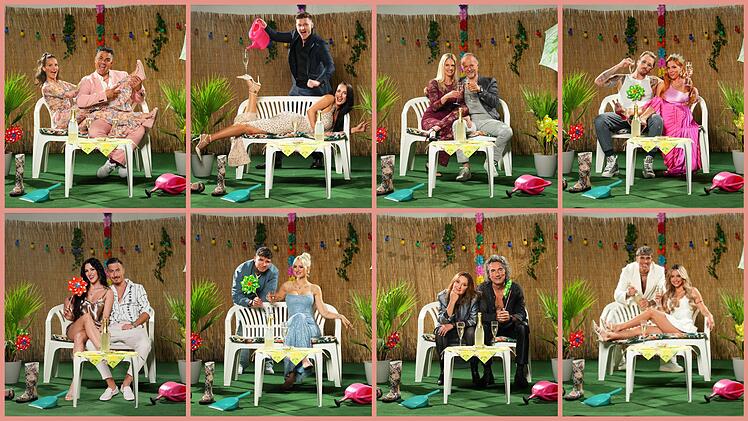 Bei der Jubiläumsstaffel sind dabei (von oben links) Silva Gonzales, Stefanie Schanzleh, Tommy Pedroni, Paulina Ljubas, Tina Horst, Jochen Horst, Dennis Lodi, Tara Tabitha, Jennifer Degenhart, Marvin Kleinen, Michael, Edda, Hanka Rackwitz, Pierre, Ryan Wörl und Lina.