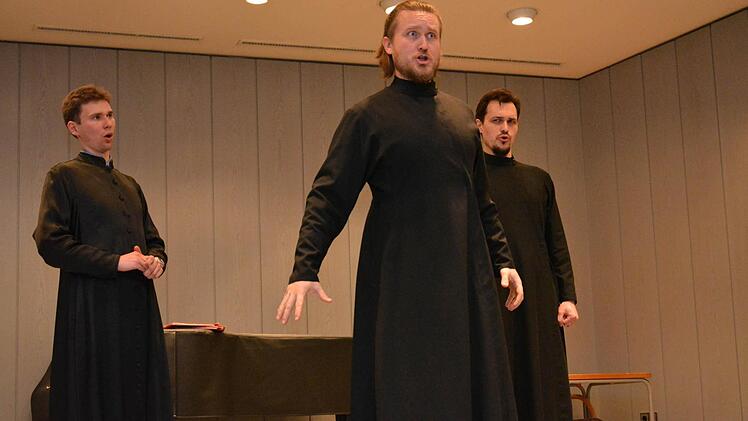 Der St.-Daniels-Chor Moskau gastierte in Bad Bocklet. Foto: Björn Hein