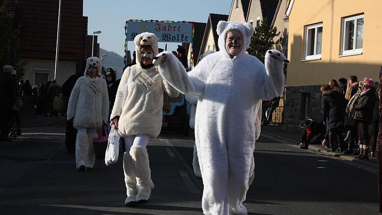 Eindrücke vom Faschingszug in Steinach.  Foto: Robert Huger