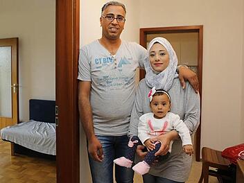 58 Quadratmeter hat die erste eigene Wohnung, die die syrische Familie kürzlich in Bamberg bezogen hat. Foto: Barbara Herbst