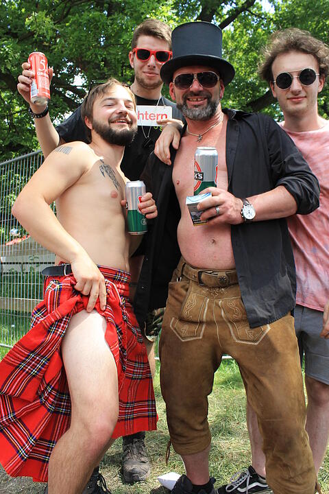 Die krassesten Outfits bei Rock im Park 2017
