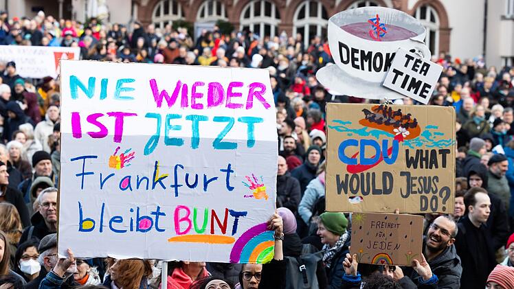 Gegen rechts - Frankfurt am Main