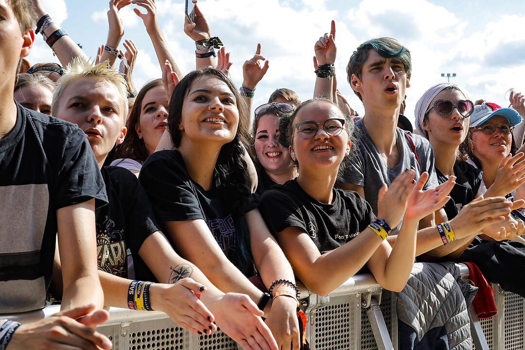 Stimmung vor den Stages bei Rock im Park