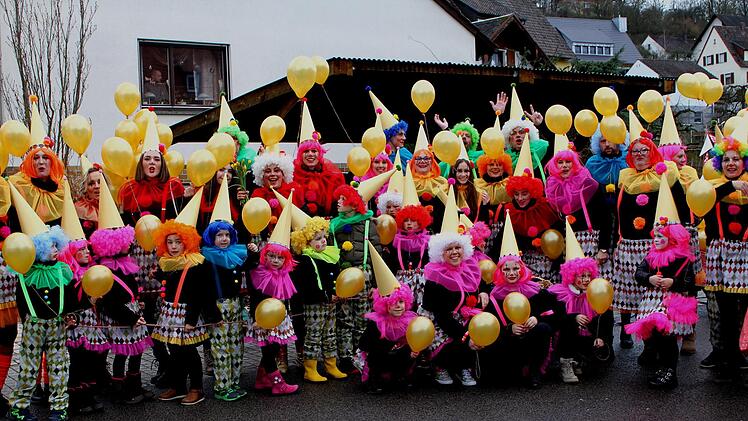 Die Clowns aus dem Kindergarten Limbach