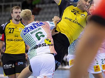 Auf seine Präsenz am Kreis kann der HSC wieder bauen: Justin Kurch kehrt nach überstandener Corona-Infektion in den Kader zurück.