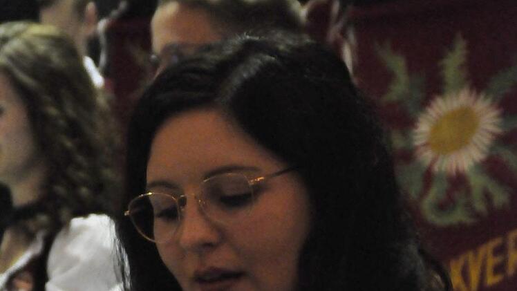 Mona Kleinhenz führte durch das Programm. Foto: Peter Klopf