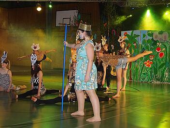 Die Tanzgruppe zeigte eine beeindruckende Choreographie zum "König der Löwen".  Foto: Heike Schülein