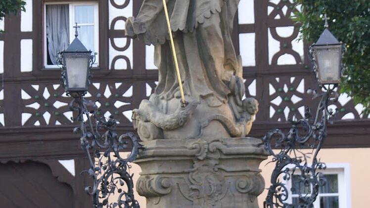 Die Marienstatue von Ferdinand Tietz feiert in diesem Jahr ihren 100. Geburtstag. Foto: Renate Neubecker