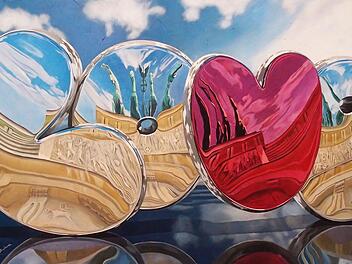 Thorsten Lazina: "Berlin Love", 2020, Acryl