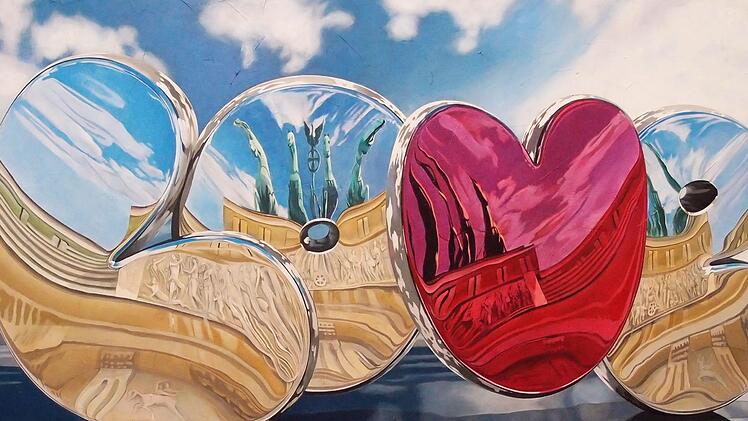 Thorsten Lazina: "Berlin Love", 2020, Acryl