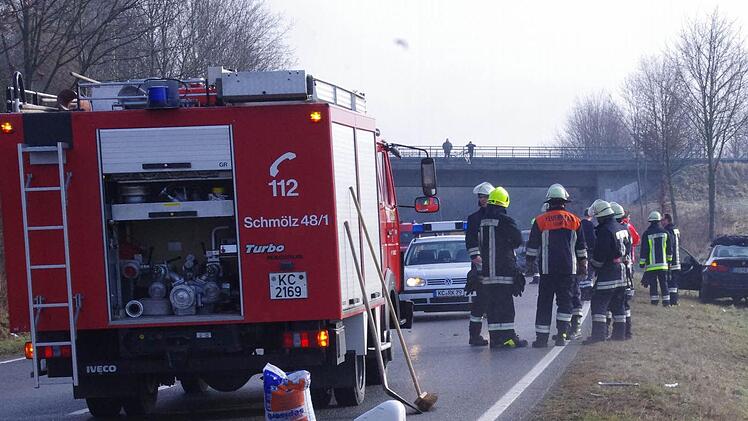 Unfall bei Schmölz. Foto: Marco Meißner