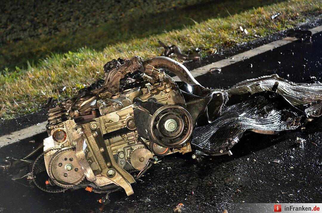 Zwei Tote bei Unfall in Unterfranken