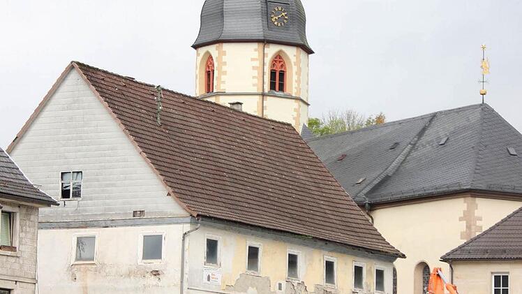 Blick auf die Baustelle  Foto: Friedwald Schedel