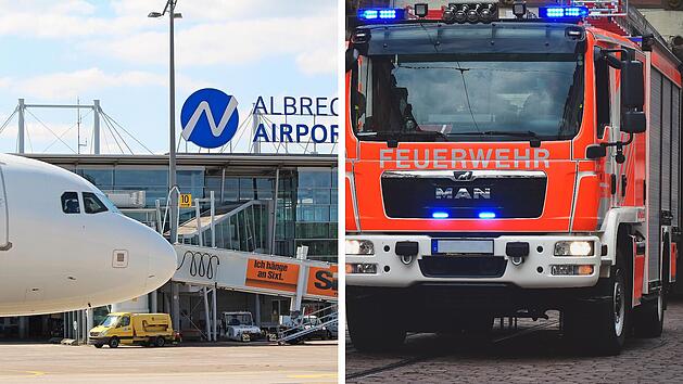 Flughafen Nürnberg: Feuerwehreinsatz wegen Sicherheitslandung - "Technisches Problem"
