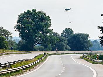 Waldbrand am Chiemsee