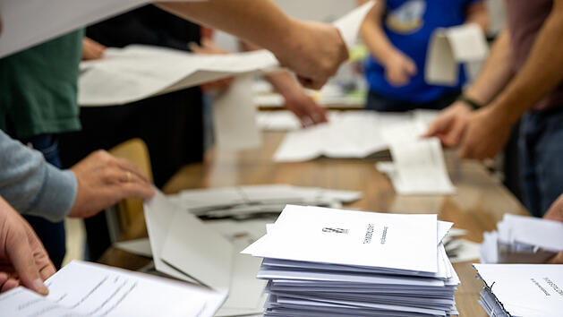 Landtagswahl Bayern - Stimmauszählung
