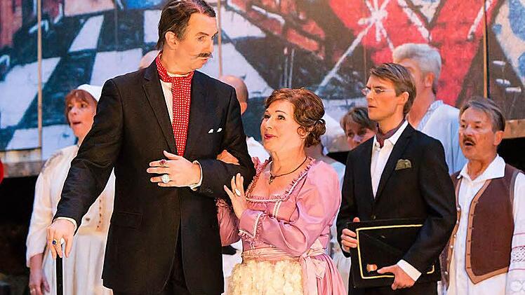 Impressionen vom "Zigeunerbaron" auf der Waldbühne Heldritt.Foto: Albert Höchstädter