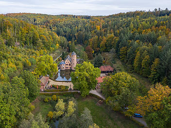 Schloss Mespelbrunn im Landkreis Aschaffenburg