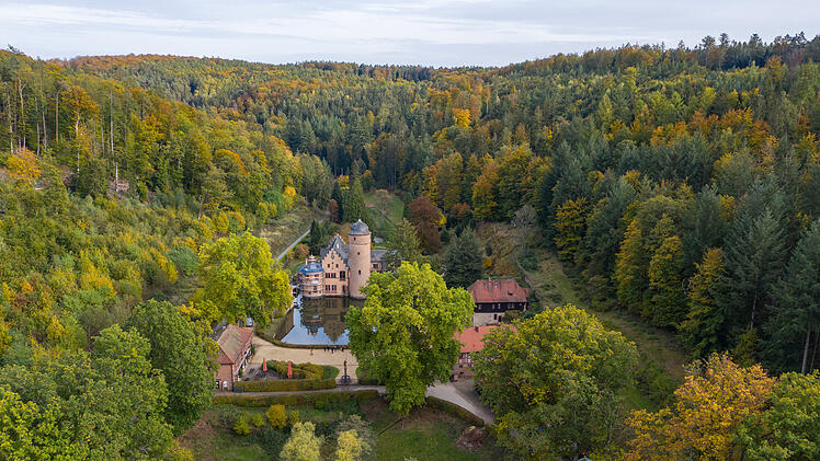 Schloss Mespelbrunn im Landkreis Aschaffenburg