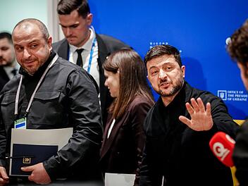 Wolodymyr Selenskyj und Rustem Umjerow