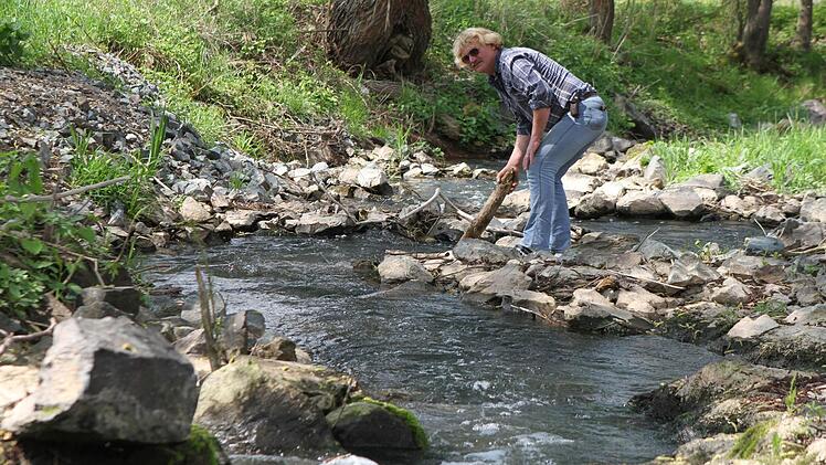 Als ökologischen Ausgleich hat der Betreiber des Wasserkraftwerks eine Fischtreppe angelegt. Darin stecken viel Geld und Eigenleistung.