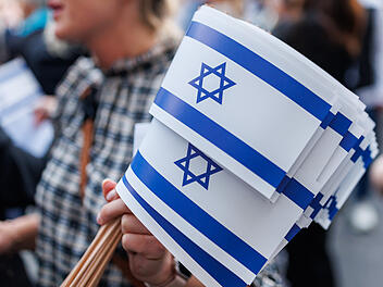 Nach Hamas Großangriff - Solidaritätskundgebung in Nürnberg