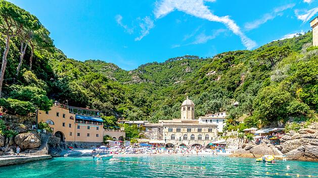 Urlaub in Italien - Kloster San Fruttuoso bei Portofino in Ligurien