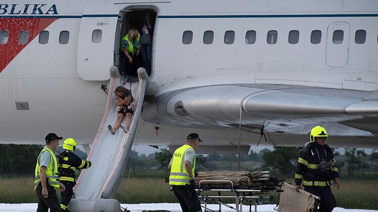 Flugzeug-Evakuierung
