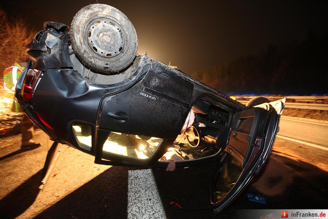 Schwerer Unfall auf der A70