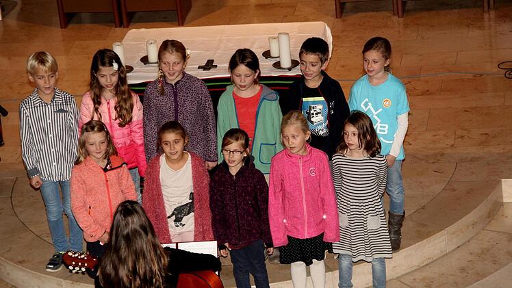 Der Kinderchor der evangelischen KirchengemeindeRichard Sänger