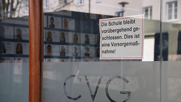 Das CVG ist seit Montag geschlossen, weil ein Sch&uuml;ler Kontakt zu einer infizierten Person hatte.Alexander Hartmann